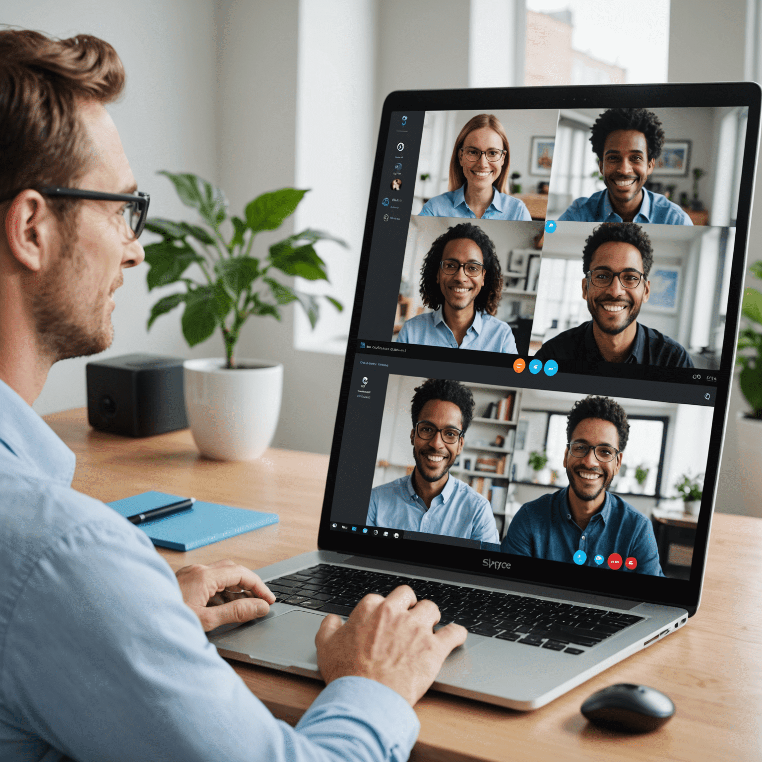 Порівняння інтерфейсів Skype та Zoom під час відеоконференції