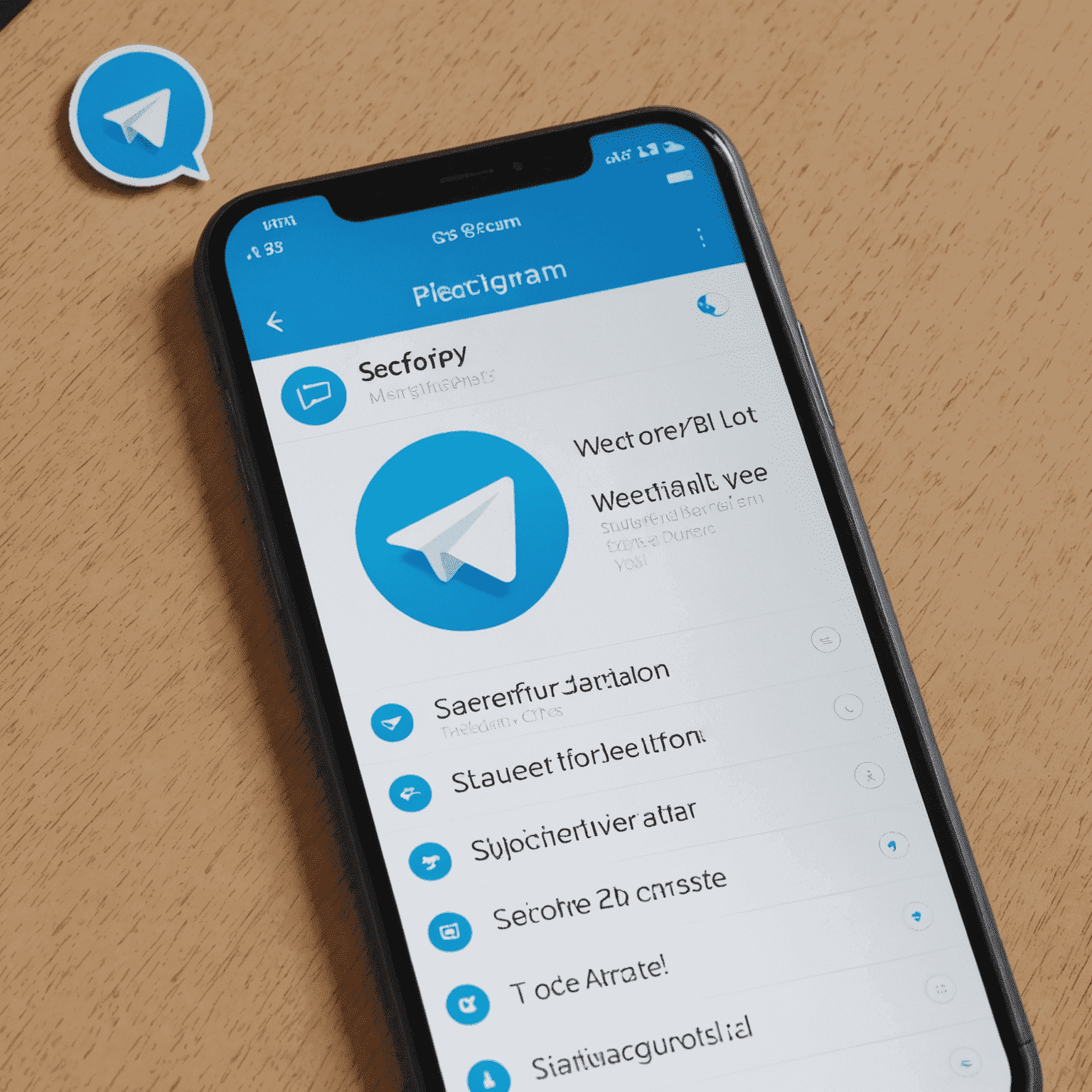 Інтерфейс налаштувань безпеки та конфіденційності в Telegram