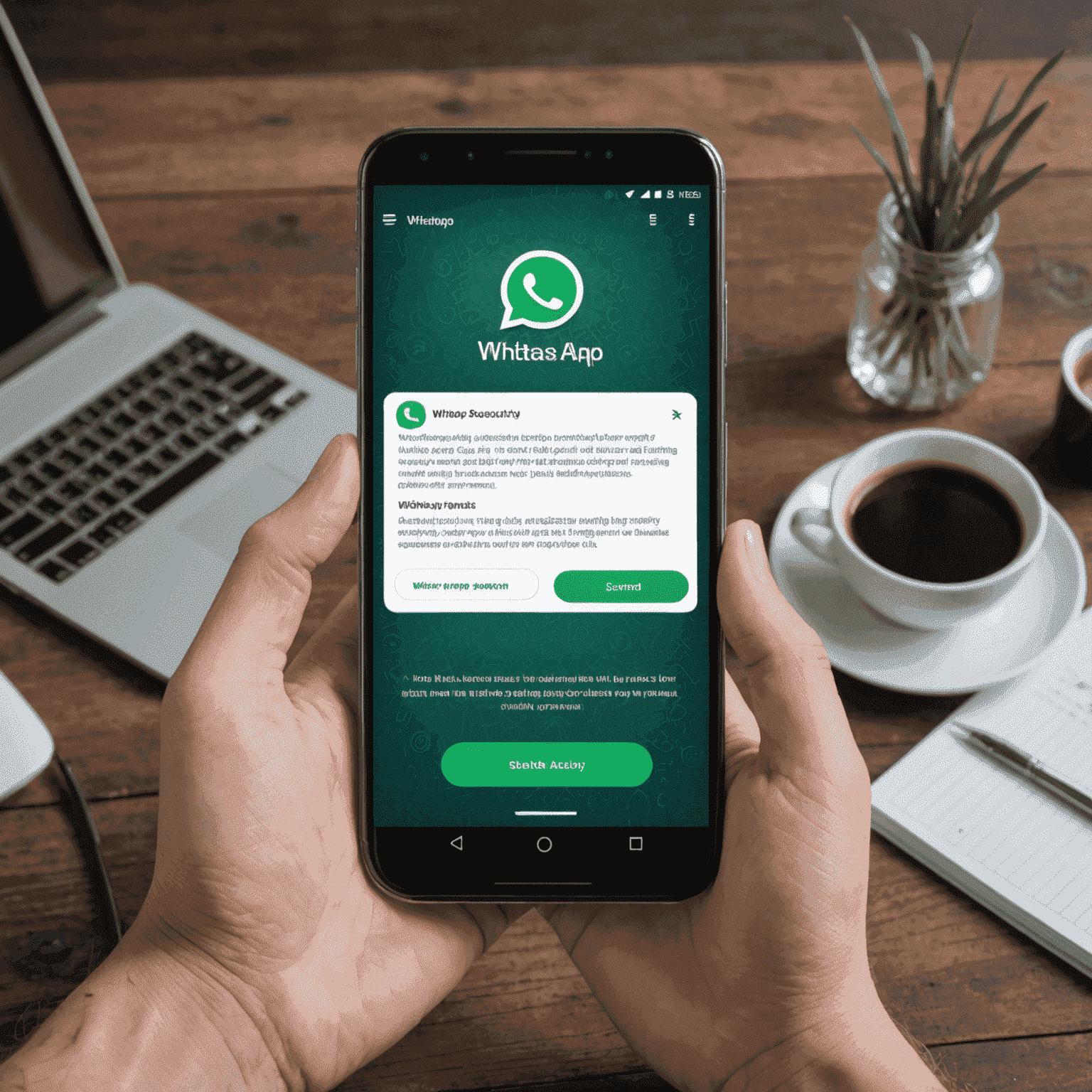 Інтерфейс налаштувань безпеки WhatsApp Web з опціями двофакторної автентифікації та керування сесіями